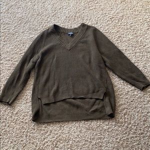 NWOT Express Oversized High Low Sweater Size XS